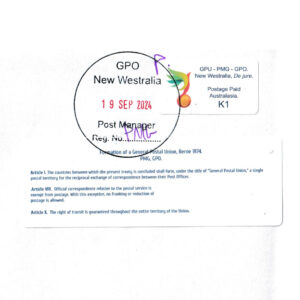 New Westralia Stamps